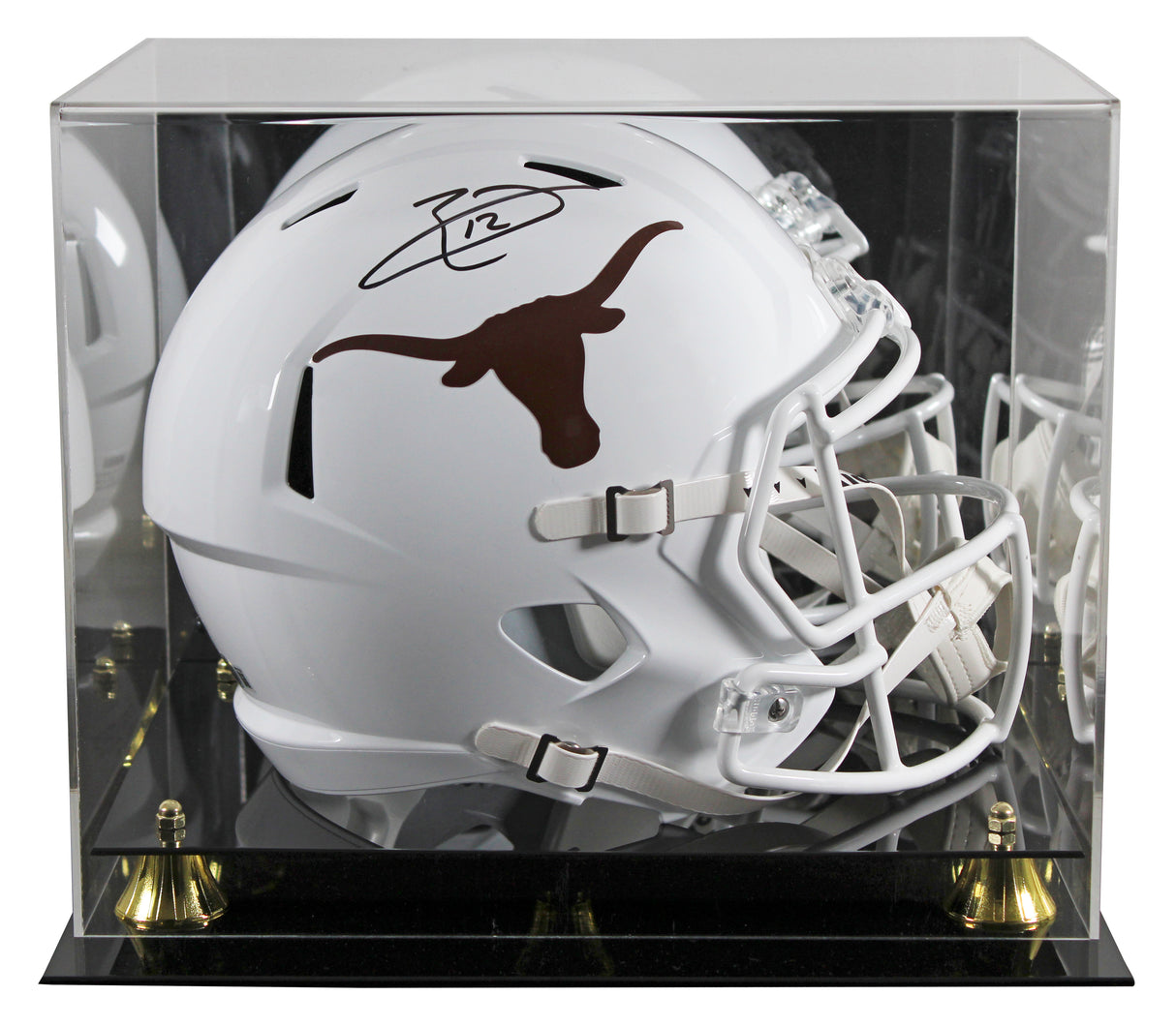 Texas Earl Thomas Signed Full Size Speed Rep Helmet W/ Case BAS Witnessed