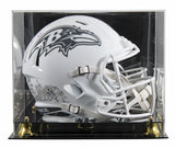 Ravens Ray Lewis Signed STS III Full Size Speed Rep Helmet W/ Case BAS Witnessed