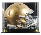 Notre Dame Jerome Bettis Signed Full Size Speed Proline Helmet W/ Case BAS Wit