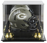 Packers Sterling Sharpe Signed STS Speed Mini Helmet W/ Case BAS Witnessed