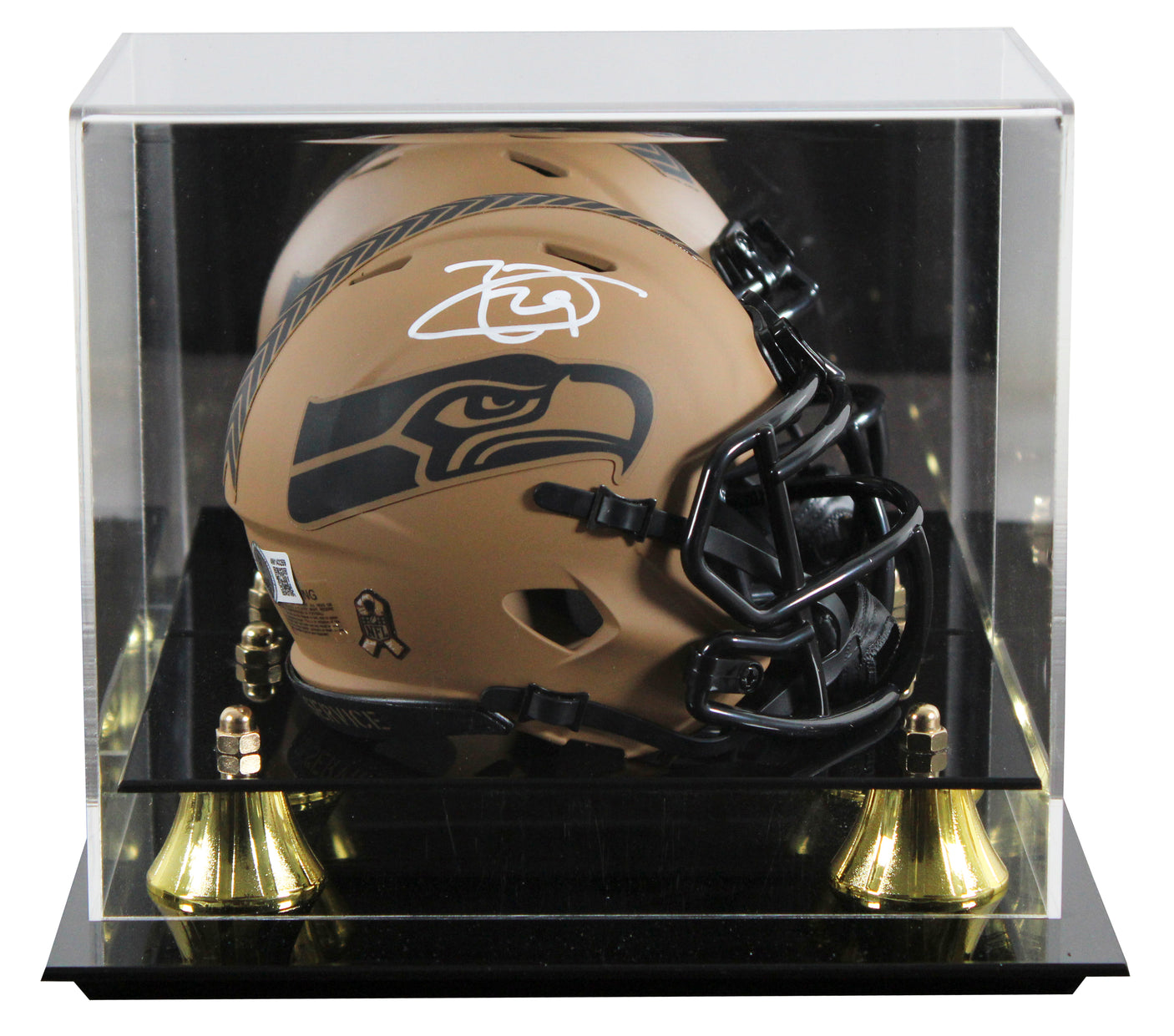Seahawks Earl Thomas Signed STS II Speed Mini Helmet W/ Case BAS Witnessed