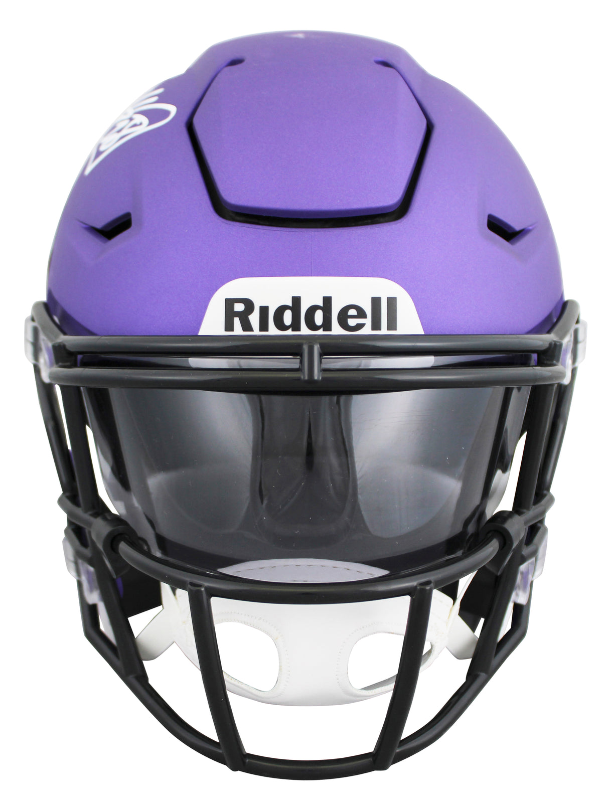 Vikings Adrian Peterson Authentic Signed Speed Flex Midi Helmet BAS Witnessed