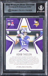 Vikings Adam Thielen Signed 2020 Rookies & Stars #69 Card BAS Slabbed 2
