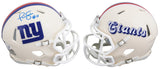 Giants Phil Simms Authentic Signed Retro Speed Mini Helmet W/ Case JSA Witness