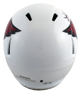 Cardinals Kurt Warner Signed Full Size Speed Rep Helmet W/ Case BAS Witnessed