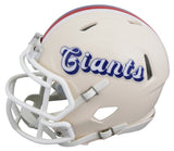 Giants Phil Simms Authentic Signed Retro Speed Mini Helmet JSA Witness