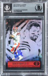 Browns Baker Mayfield Signed 2021 Panini Illusions #42 Card BAS Slabbed