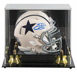 Cowboys Emmitt Smith Signed Retro Speed Mini Helmet W/ Case BAS Witnessed