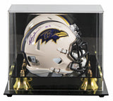 Ravens Ray Lewis Authentic Signed Retro Speed Mini Helmet W/ Case BAS Witnessed