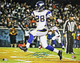 Vikings Adrian Peterson Signed 16x20 Horizontal Touchdown Photo BAS Witnessed 2