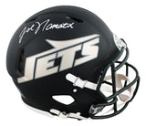 Jets Joe Namath Signed Rivalries Full Size Speed Proline Helmet W/ Case BAS Wit