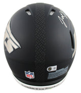 Jets Joe Namath Signed Rivalries Full Size Speed Proline Helmet W/ Case BAS Wit