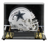 Cowboys Tony Dorsett Signed STS III Speed Mini Helmet W/ Case w/ Black Sig BAS W