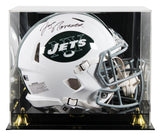 Jets Joe Namath Signed 1965-77 TB Speed F/S Speed Proline Helmet W/ Case BAS Wit