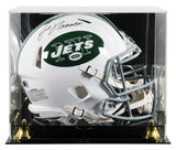 Jets Joe Namath Signed 2024 On-Field Alt F/S Speed Proline Helmet W/ Case BAS W