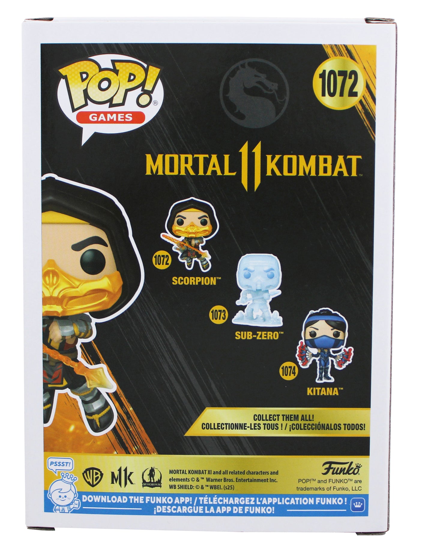 Ian Anthony Dale Mortal Kombat Signed #1072 Funko Pop Vinyl Figure JSA #CH64196