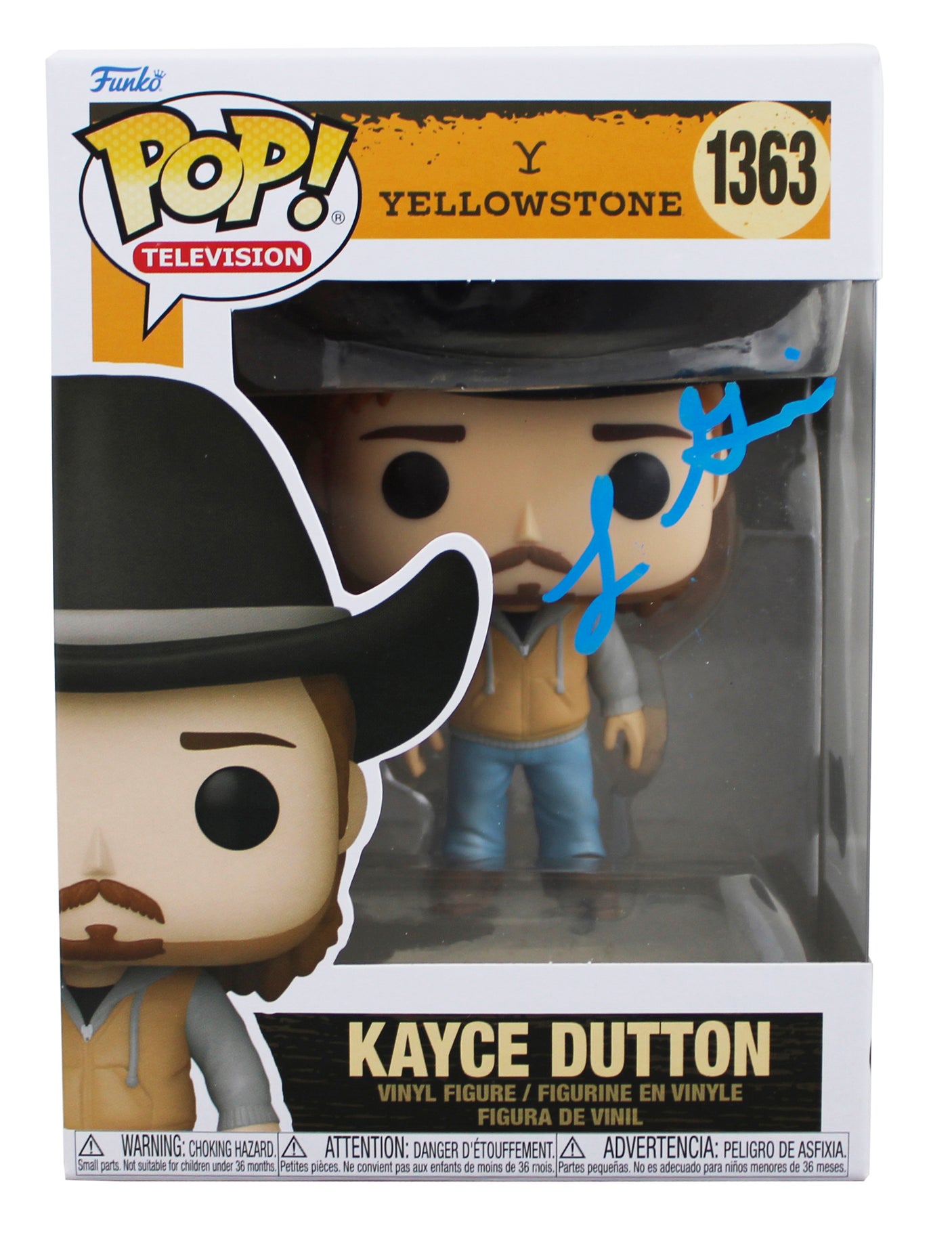 Luke Grimes Yellowstone Signed Kayce Dutton #1363 Funko Pop Figure BAS #BS28616