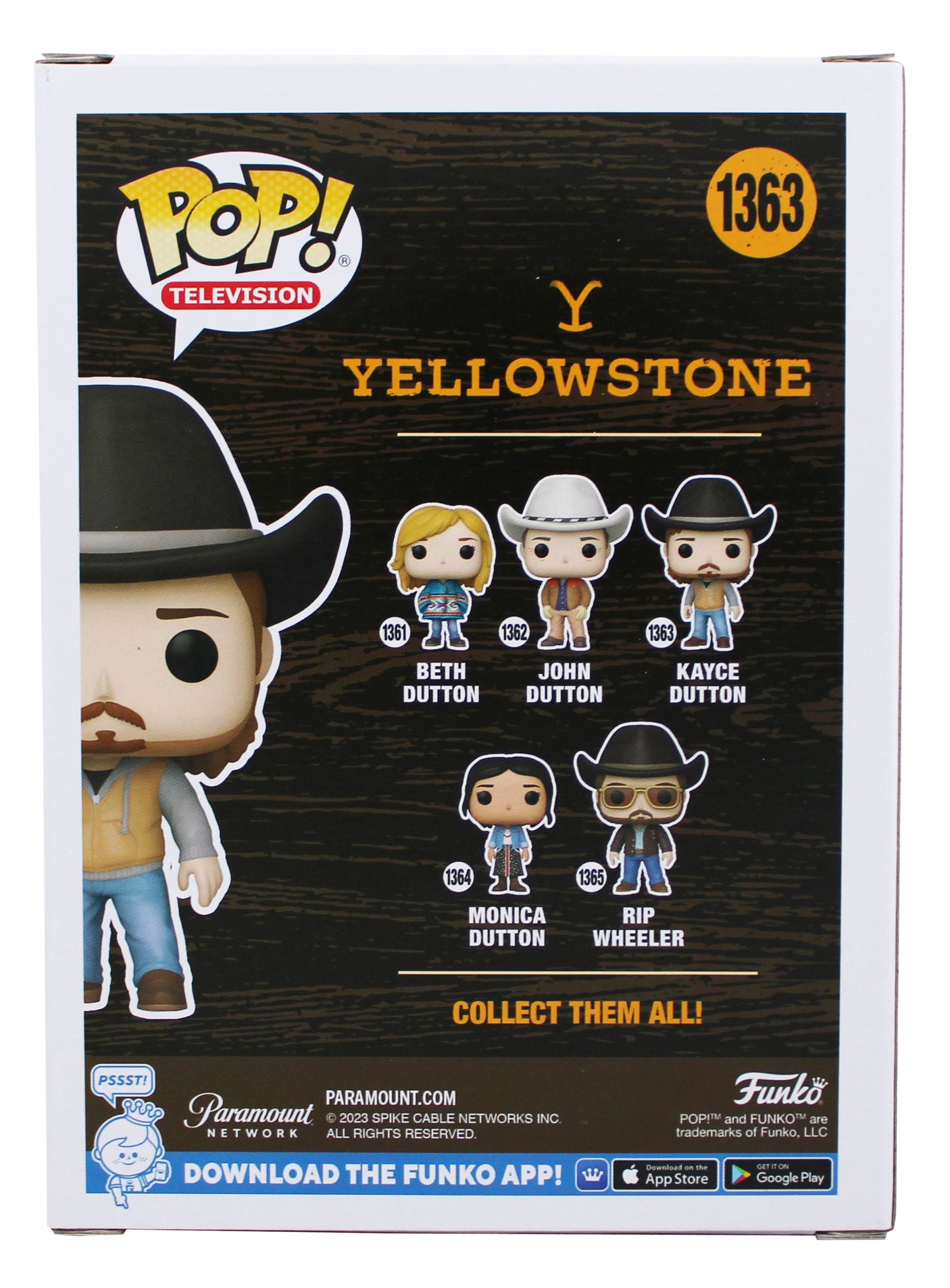 Luke Grimes Yellowstone Signed Kayce Dutton #1363 Funko Pop Figure BAS #BS28616