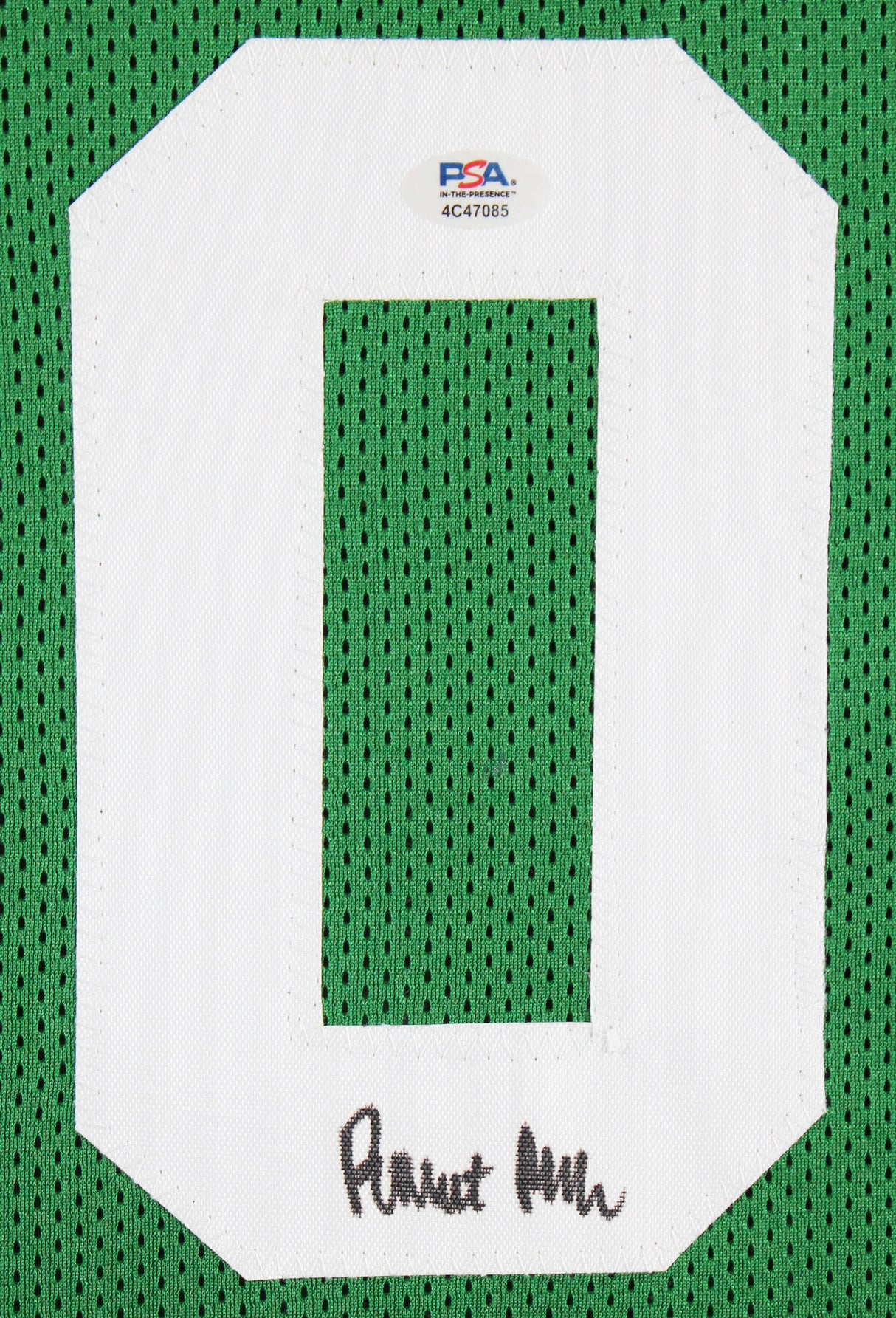 Robert Parish Authentic Signed Green Pro Style Framed Jersey Autographed PSA/DNA
