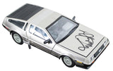 Michael J. Fox Back To The Future Signed 1:18 Die Cast DeLorean Time Machine BAS
