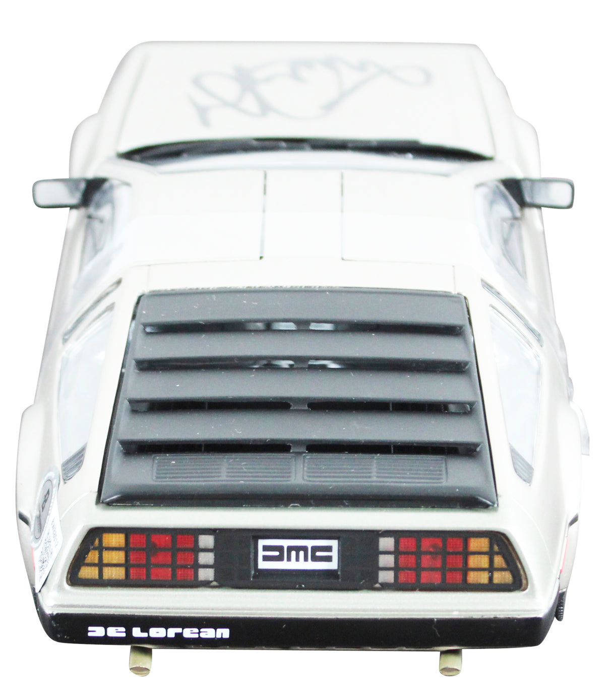Michael J. Fox Back To The Future Signed 1:18 Die Cast DeLorean Time Machine BAS