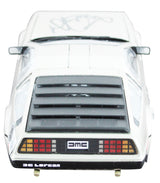 Michael J. Fox Back To The Future Signed 1:18 Die Cast DeLorean Time Machine BAS