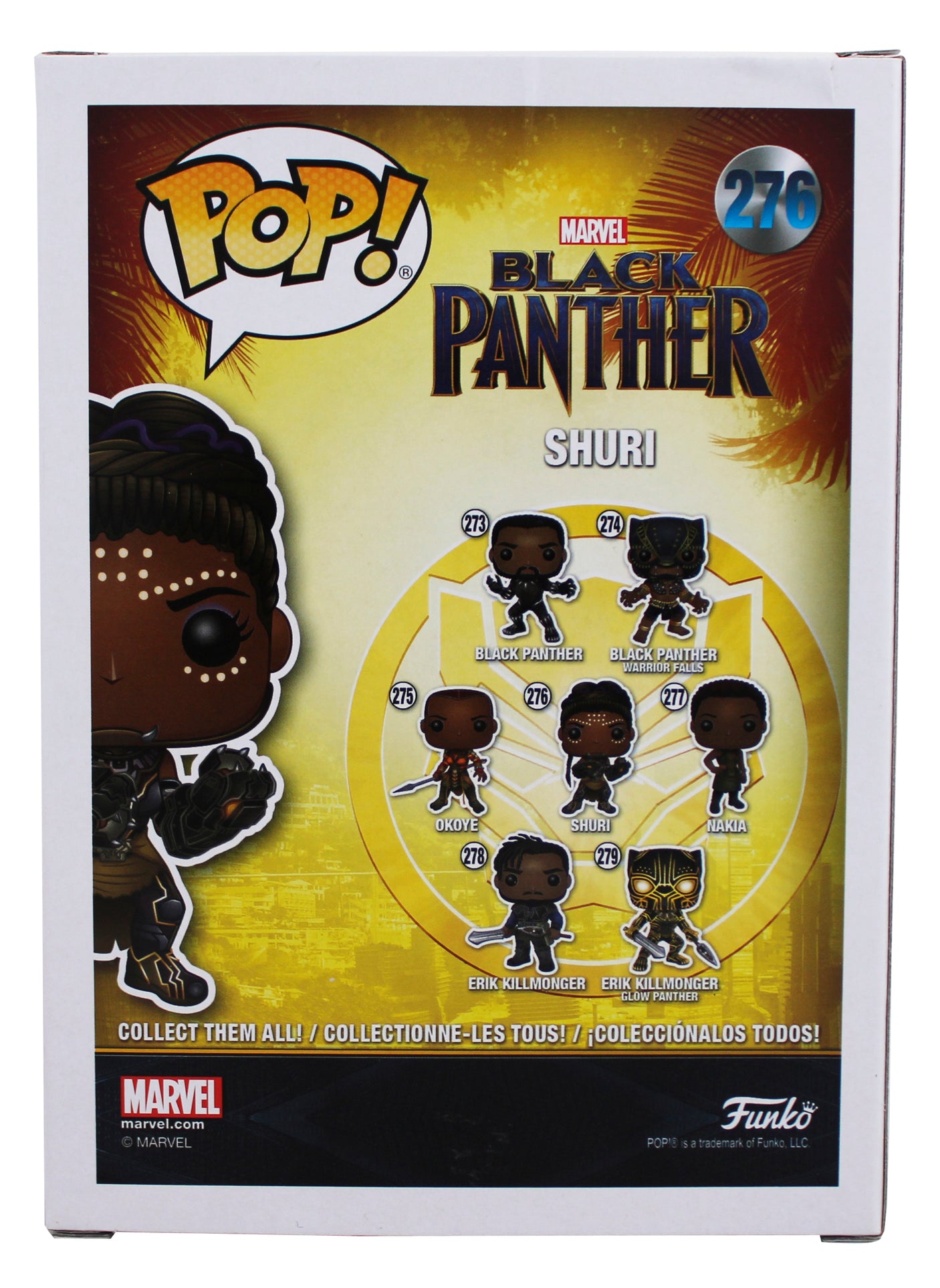 Letitia Wright Black Panther Signed Shuri #276 Funko Pop Vinyl Figure BAS