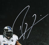 Ravens Ray Lewis & Ed Reed Signed 16x20 Horizontal Spotlight Photo BAS Witnessed