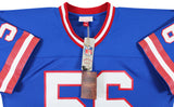 Giants Lawrence Taylor Signed 1986 Blue Mitchell & Ness Jersey BAS Witnessed