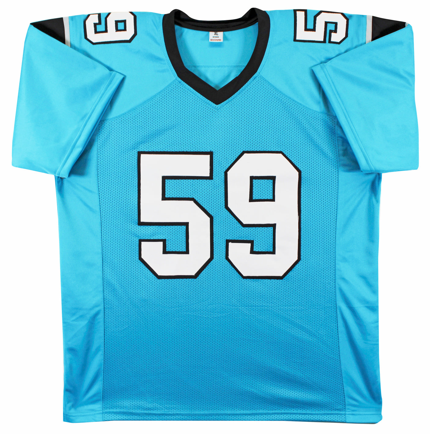 Luke Kuechly Authentic Signed Blue Pro Style Jersey Autographed BAS Witnessed