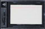 Dave Coulier Full House Authentic Signed 3x5 Index Card Autographed BAS Slabbed