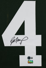 Brett Favre Authentic Signed Green Pro Style Framed Jersey BAS Witnessed