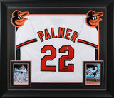 Jim Palmer "HOF 90" Authentic Signed White Pro Style Framed Jersey BAS Witness 2