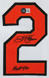 Jim Palmer "HOF 90" Authentic Signed White Pro Style Framed Jersey BAS Witness 2