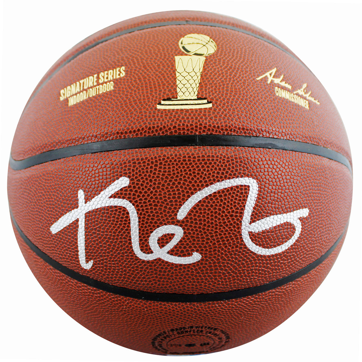 Celtics Kevin Garnett Authentic Signed Wilson Trophy Series Basketball JSA Wit