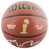 Celtics Kevin Garnett Signed Wilson Trophy Series Basketball w/ Case JSA Witness