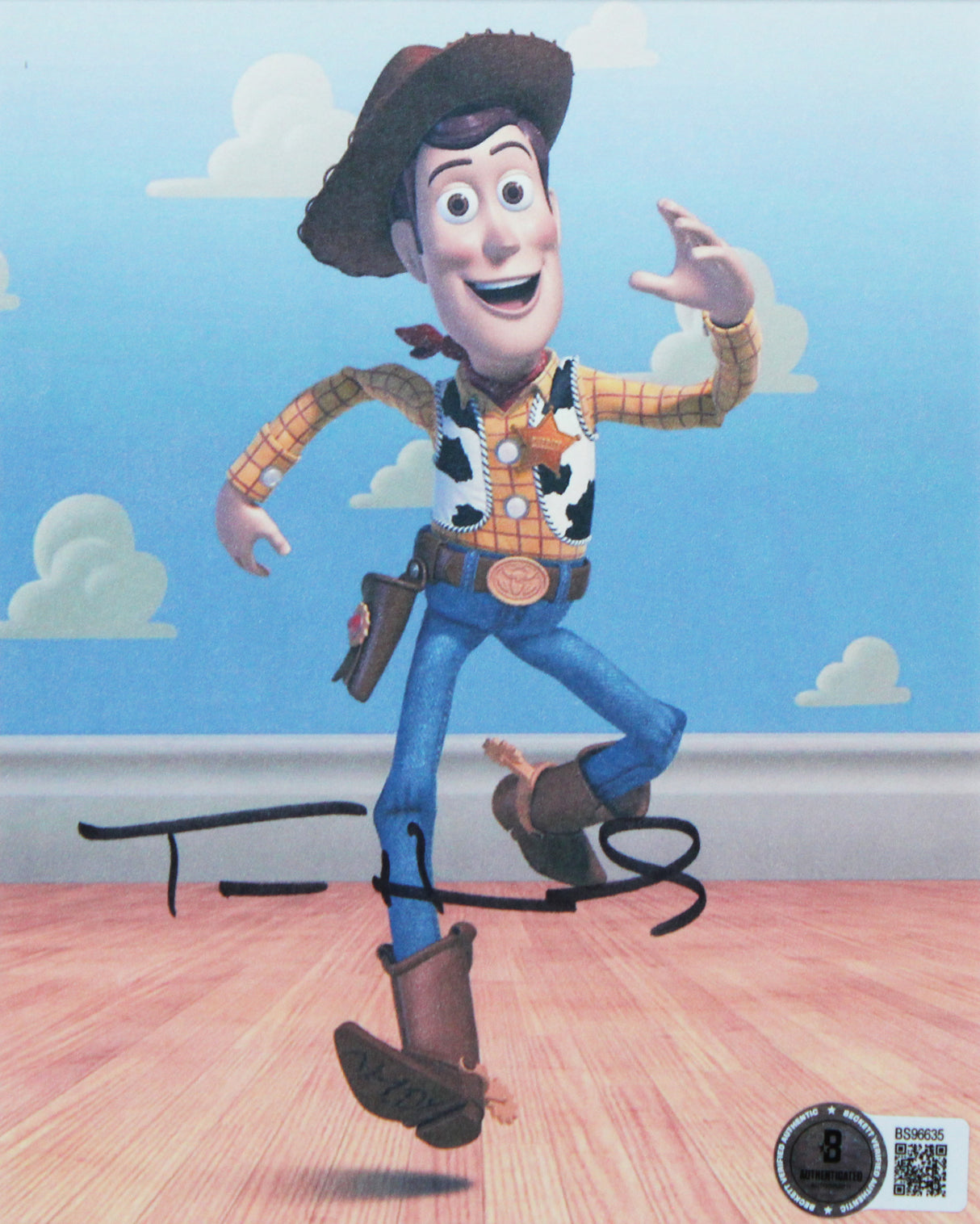 Tom Hanks Toy Story Authentic Signed Framed Display Autographed BAS