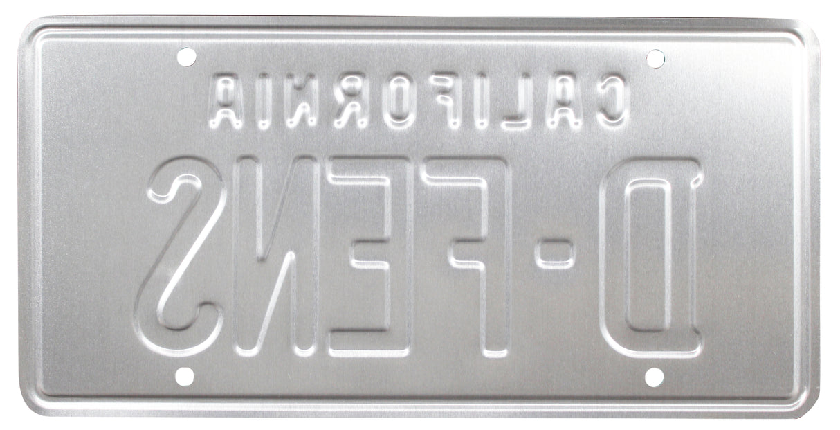 Michael Douglas Falling Down Authentic Signed D-Fens License Plate BAS Witnessed