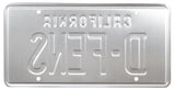 Michael Douglas Falling Down Authentic Signed D-Fens License Plate BAS Witnessed