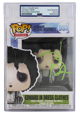Johnny Depp Edward Scissorhands Signed #980 Funko Pop Vinyl Figure PSA & JSA