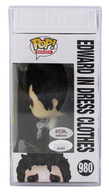Johnny Depp Edward Scissorhands Signed #980 Funko Pop Vinyl Figure PSA & JSA