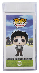 Johnny Depp Edward Scissorhands Signed #980 Funko Pop Vinyl Figure PSA & JSA