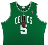 Celtics Kevin Garnett "HOF, Big Tix" Signed Green M&N HWC Swingman Jersey JSA W