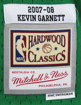 Celtics Kevin Garnett "HOF 20" Signed Green M&N HWC Swingman Jersey JSA Witness