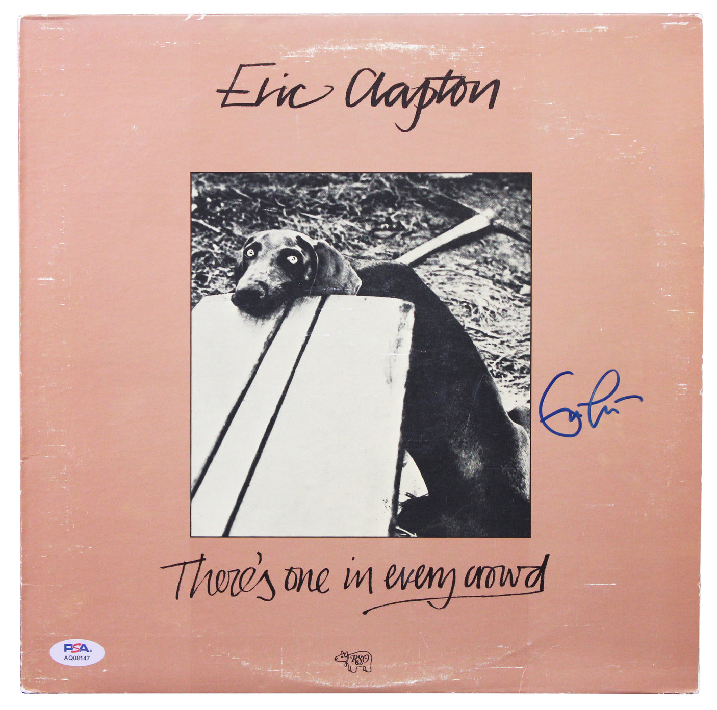 Eric Clapton Signed There's One In Every Crowd Album Cover PSA/DNA #AQ08147