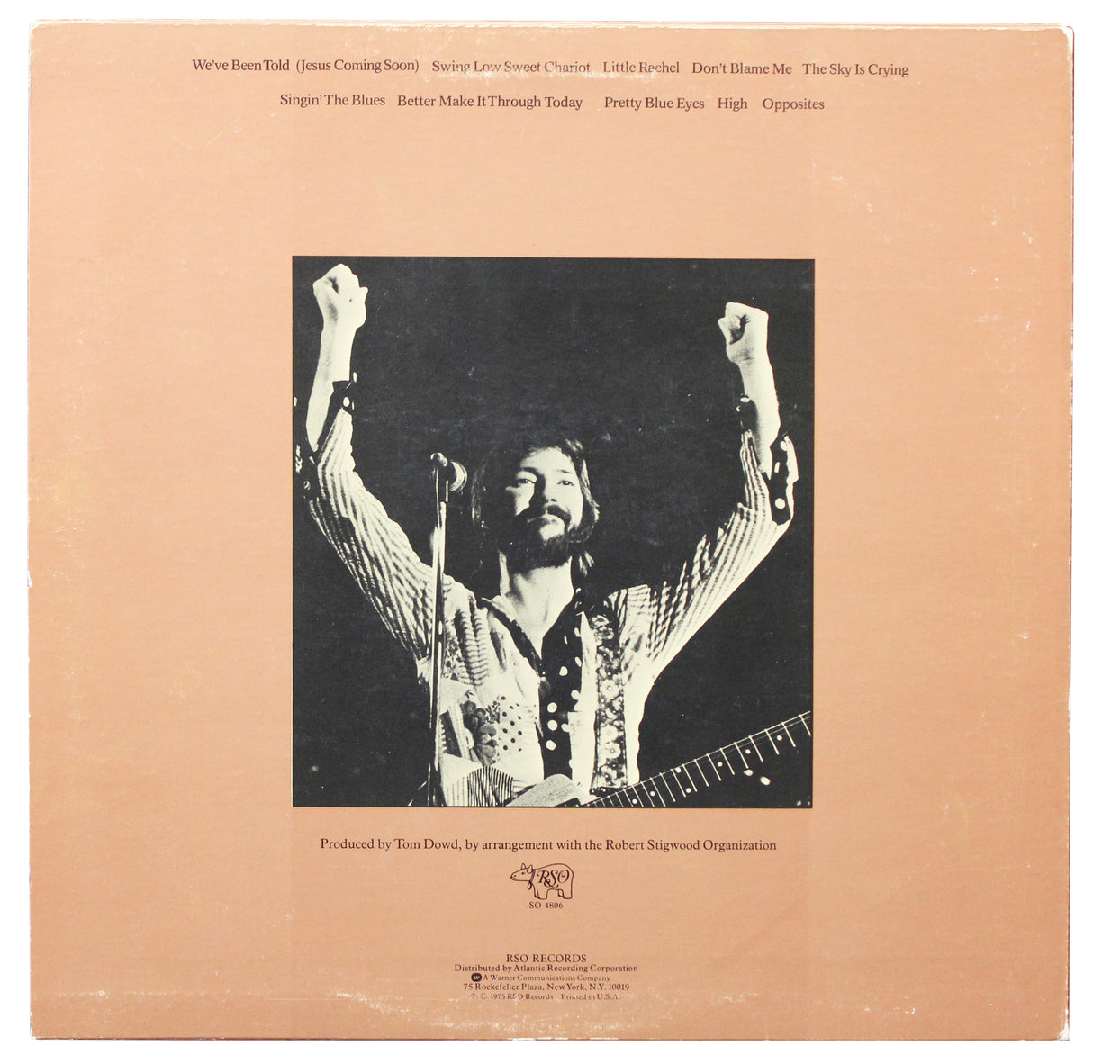 Eric Clapton Signed There's One In Every Crowd Album Cover PSA/DNA #AQ08147