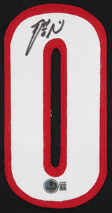 Damian Lillard Authentic Signed Black Dame Time Pro Style Framed Jersey BAS