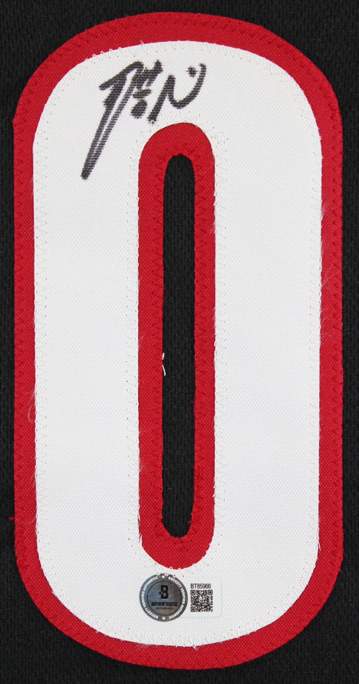 Damian Lillard Authentic Signed Black Dame Time Pro Style Jersey Autographed BAS