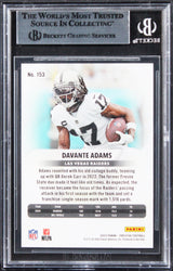 Davante Adams Signed 2023 Prestige Xtra Points Gold #153 21/75 Card BAS Slabbed