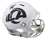 Rams Jared Verse Signed STS III Full Size Speed Rep Helmet W/ Case BAS Witnessed